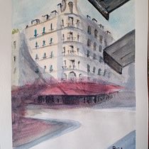 Mi Proyecto del curso: Dibujo arquitectónico con acuarela y tinta. Arquitetura projeto de beacastosa_1 - 23.08.2020