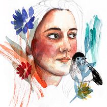 My project in Illustrated Portrait in Watercolor course. Un proyecto de Pintura a la acuarela de Sisilvic - 24.08.2020