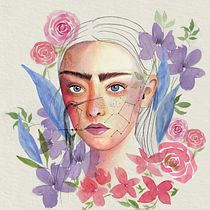 Mi Proyecto del curso: Retrato ilustrado en acuarela. Un proyecto de Pintura y Pintura a la acuarela de Rita Carboni - 24.08.2020