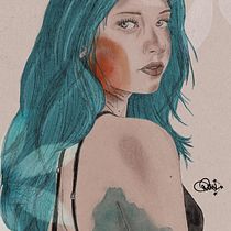 Mi Proyecto del curso: Retrato ilustrado con Procreate. Digital Illustration project by Roberta Moscatelli - 08.24.2020