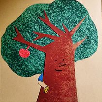 My illustration of 'The Giving Tree' . Traditional illustration project by cassiechan - 08.24.2020