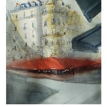 Mi Proyecto del curso: Dibujo arquitectónico con acuarela y tinta. Pintura em aquarela projeto de Paula Lapido - 24.08.2020