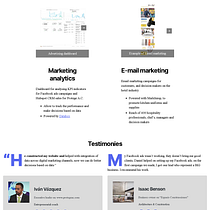 Mi Proyecto del curso: Mi portafolio de trabajo en Marketing Digital. Projekt z dziedziny Web design, Marketing c i frow użytkownika Daniel Vázquez Islas - 24.08.2020