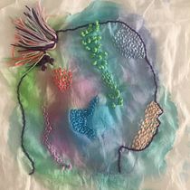 Mi Proyecto del curso: Técnicas básicas de bordado y acuarela. Embroider, and Watercolor Painting project by Maria C Coral - 07.07.2020