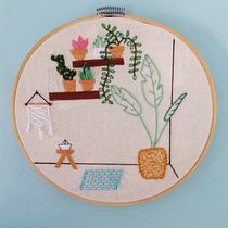 Mi Proyecto del curso: Técnicas básicas de bordado: puntadas, composiciones y gamas cromáticas. Arts, Crafts, and Embroider project by Yahir Burgos-Solís (Antronauta) - 08.25.2020