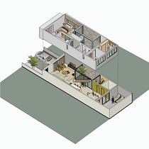 My project: Casa N + F. Architecture, and ArchVIZ project by Nathália Bessa - 08.26.2020