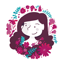 Ericka - My project in Illustrated portraits with botanical elements course. Ilustração tradicional projeto de quirozg.ericka - 27.08.2020