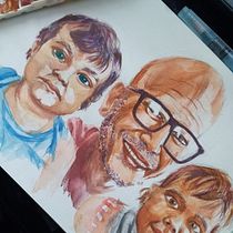 Mi Proyecto del curso: personajes resaltantes. Portrait Drawing project by gonzalogerman2205 - 09.05.2020