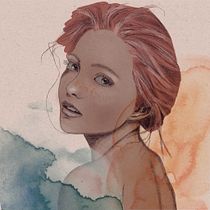 Mi Proyecto del curso: Retrato ilustrado con Procreate. Digital Illustration project by pamelakesian - 08.27.2020