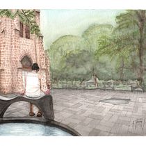 Mi Proyecto del curso: Ilustración con acuarela: recrea tus escenas más icónicas. Un progetto di Pittura ad acquerello di Mario Young Leitón - 24.08.2020