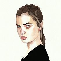 Mi Proyecto del curso: Retrato en acuarela a partir de una fotografía. Un proyecto de Bellas Artes, Ilustración tradicional, Pintura y Pintura a la acuarela de Marisol Ormanns - 27.08.2020