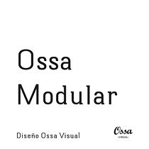 Mi Proyecto del curso: Principios básicos del diseño tipográfico Ossa Modular. Desenho tipográfico, e Tipografia projeto de Steven Ossa Garcia - 26.02.2021