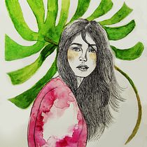 Meu projeto do curso: Retrato com lápis, técnicas de cor e Photoshop Ein Projekt aus dem Bereich Artistische Zeichnung und Porträtzeichnung von Polly D'Avila - 27.08.2020
