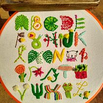 Mi Proyecto del curso: Introducción al bordado en relieve. Un projet de Broderie de Angélica Rojas - 27.08.2020