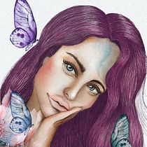 My project in Illustrated Portrait in Watercolor course. Un proyecto de Pintura a la acuarela de lisamatt85 - 28.08.2020