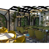 Mi Proyecto del curso: Rest. Palmira. Projekt z dziedziny Architektura wnętrz użytkownika Johanna Hadid - 28.08.2020