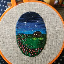 My project in Miniature Embroidery Techniques course Ein Projekt aus dem Bereich Stickerei von Elena - 28.08.2020