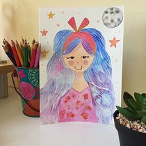 Meu projeto do curso <3 . Un progetto di Pittura ad acquerello di Daniela Silva - 01.09.2020