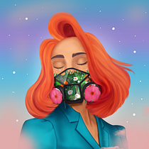 My project in Digital Fantasy Portraits with Photoshop course. Ilustração tradicional projeto de hope - 06.05.2021