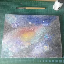Galaxia constelación de cáncer. Un progetto di Pittura ad acquerello di lbjblanco - 29.08.2020