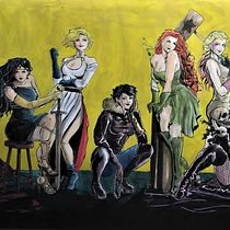 Meu projeto do curso:  Desenho de personagens femininas para quadrinhos. Fine Arts, Comic, Drawing, Graphic Design, Traditional illustration, Ink Illustration, and Sketchbook project by Eric Diniz - 09.04.2020