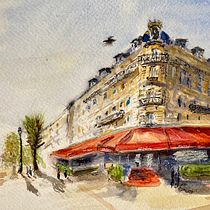 My project in Architectural Sketching with Watercolor and Ink course. Ilustração arquitetônica, e Pintura em aquarela projeto de Dan Buckingham - 30.08.2020
