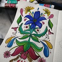 Mi Proyecto del curso: Introducción a la ilustración floral con acrílico. Ilustração tradicional e Ilustração botânica projeto de Niobe S.L - 30.08.2020