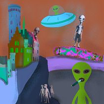 Mi Proyecto del curso: Ilustración digital con texturas en Photoshop. Un progetto di Bozzetti e Illustrazione tradizionale di Kalenik Vasquez - 30.08.2020