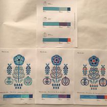 Mi Proyecto del curso: Teoría del color para proyectos textiles. Un progetto di Ricamo di Olga Estrada - 30.08.2020