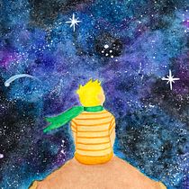 Mi Proyecto del curso: El Principito. Un progetto di Pittura ad acquerello di Deyanire Salazar - 31.08.2020