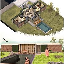Mi Proyecto del curso: Ilustración digital de proyectos arquitectónicos. 3D, Architecture, and Digital Architecture project by Sofia Alfaro Vergara - 08.30.2020