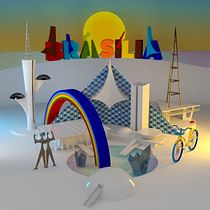 Brasília. 3D, 3D Design, Architecture & Interior Architecture project by Glauber Rodriguez - 08.31.2020