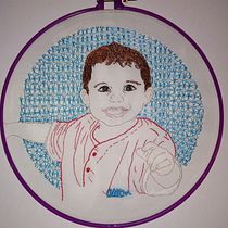 Mi Proyecto del curso: Creación de retratos bordados. Un projet de Broderie , et Design textile de Marisela Malave Rengel - 29.08.2020