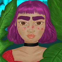 Mi Proyecto del curso: Retratos digitales de fantasía con Photoshop. Traditional illustration project by Mayra Alejandra Giraldo Gonzalez - 09.01.2020