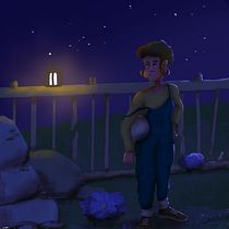My project in Lighting Principles for Digital Painting course. Character Design, Digital Illustration, and Traditional illustration project by a_s_a - 09.01.2020