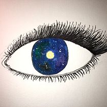 Mi Galaxia . Un progetto di Pittura ad acquerello di patricia_moyah - 02.09.2020