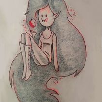 Marceline en piel artificial. Tattoo Design project by Ángela Seller López - 09.02.2020