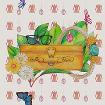 My project in Commercial Illustration with Colored Pencils course: Moonrise collection. Ilustração tradicional projeto de Valya Papadopoulou - 02.09.2020
