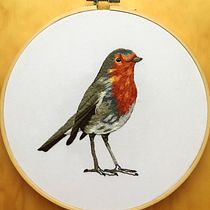 Mi Proyecto del curso: Pintar con hilo: técnicas de ilustración textil. Embroider, and Painting project by pao_velasco97 - 09.02.2020