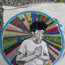 Thiago pandêmico. Embroider project by Giórgia Gama - 11.30.2020