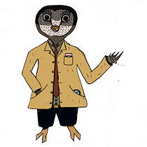 Meu projeto do curso: Detetive Suindara. Character Design project by Hipólito Denizard - 09.03.2020