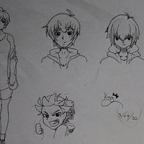 Mi Proyecto del curso: Creación de personajes manga. Pencil Drawing project by Irvin Mateos - 09.03.2020