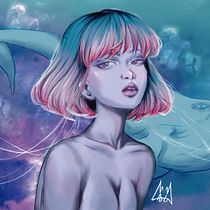 Mi Proyecto Final del curso: Retratos digitales de fantasía con Photoshop. Traditional illustration, and Digital Illustration project by Mariza Jara - 09.03.2020