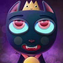 Meu projeto do curso: o Gatinho. Digital Illustration project by Vinicius C - 09.03.2020