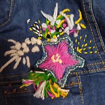 Mi Proyecto del curso: Bordado y personalización de accesorios . Embroider project by Lizbeth Mejia - 09.04.2020