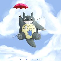 Fly Totoro, Fly!. Digital Drawing, Character Design, Digital Design, Traditional illustration, and Digital Painting project by Marcelo Hagge - 09.04.2020