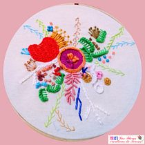 Curso: Técnicas avanzadas de bordado: puntadas y composiciones con volumen. Bordado, DIY, e Pintura projeto de Las Flores creativas de Teresa - 04.09.2020
