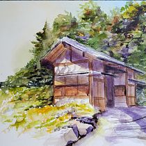 My project in Architectural Sketching with Watercolor and Ink course. Pintura em aquarela projeto de Rita Hendricks - 06.09.2020