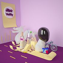 Mi Proyecto del curso: Dirección de Arte con Cinema 4D. 3D, 3D Animation, Film, and 3D Design project by edwinpinedojr - 09.06.2020