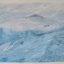 Mi Proyecto del curso: Técnicas experimentales de acuarela para principiantes . Watercolor Painting project by Higinio C.E. - 09.06.2020